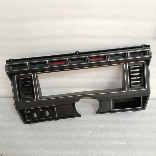80-86 Black Gauge Cluster Bezel with AC Vents (Used) F150 F250 F350 Bronco