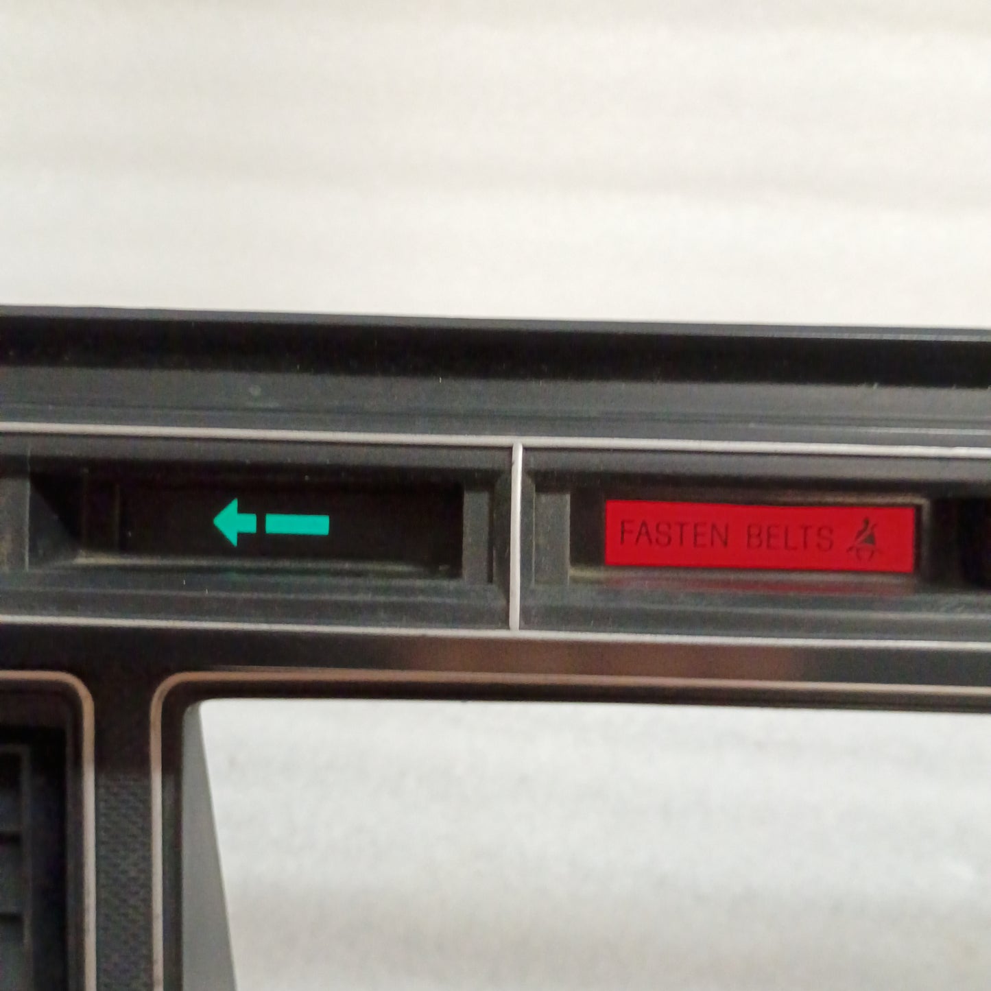 80-86 Black Gauge Cluster Bezel with AC Vents (Used) F150 F250 F350 Bronco