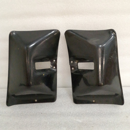 76-79 Seat Belt Retractor Covers Black (Used) F100 F150 F250 F350 Bronco