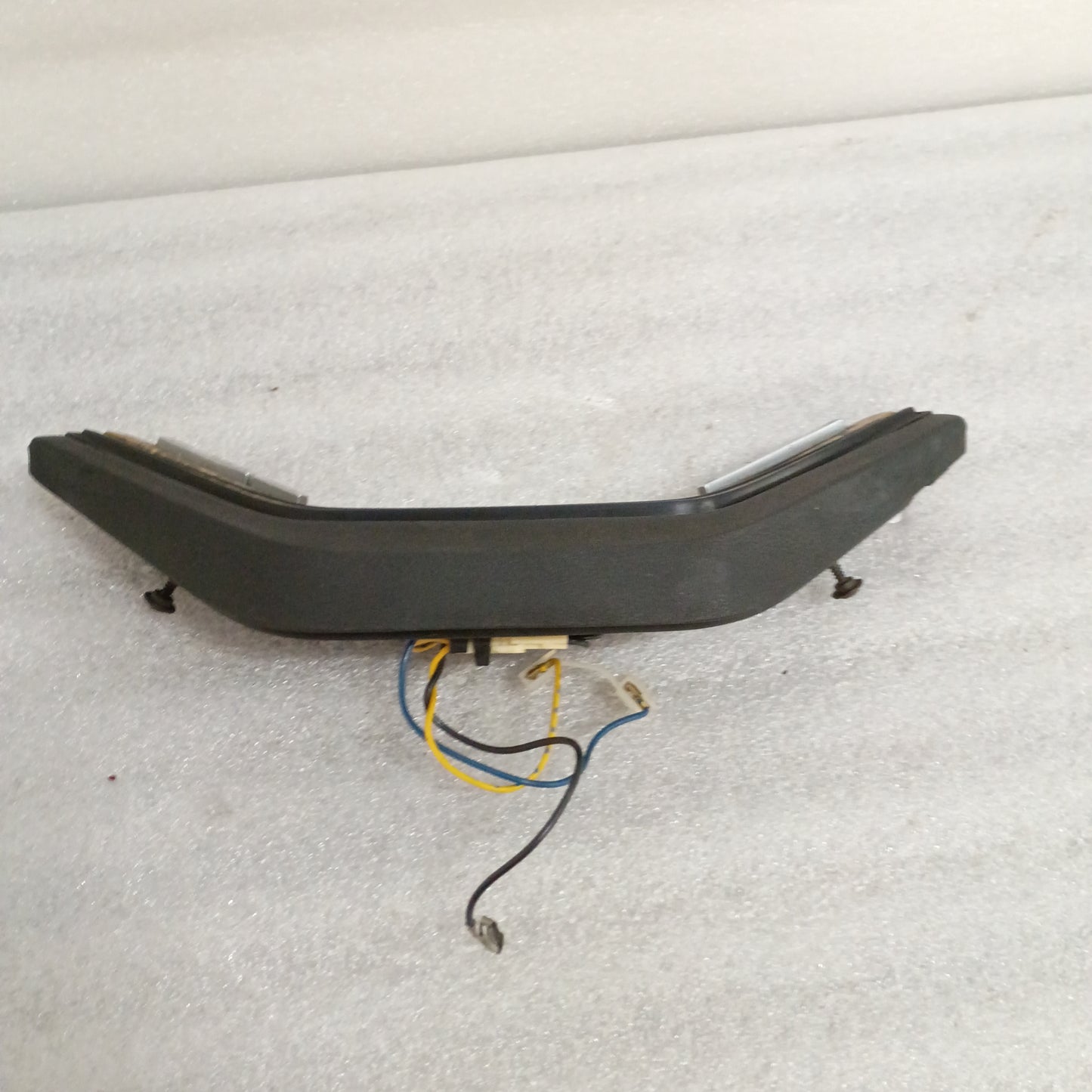 80-86 Burl Wood Grain Steering Wheel Horn Pad with Cruise (Used) F150 F250 F350 Bronco