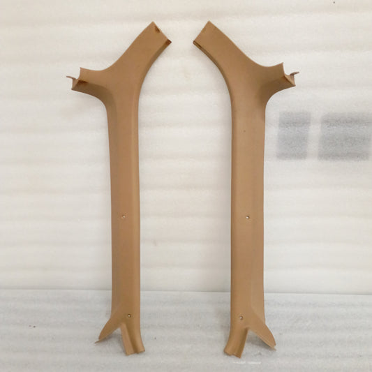 80-86 Tan A Pillar Trim Set (Used) F150 F250 F350 Bronco