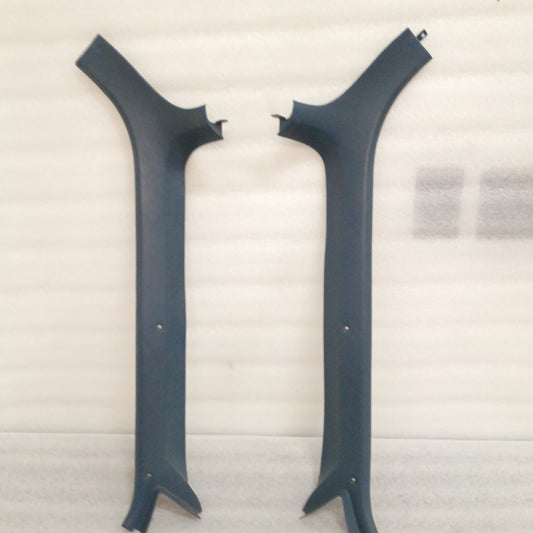 80-86 Regatta Blue A Pillar Trim Set (Used) F150 F250 F350 Bronco