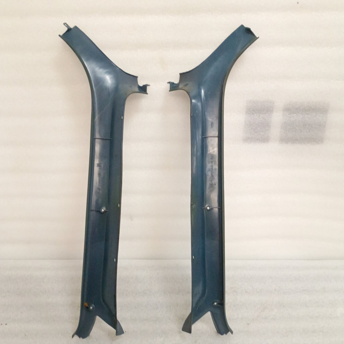 80-86 Regatta Blue A Pillar Trim Set (Used) F150 F250 F350 Bronco