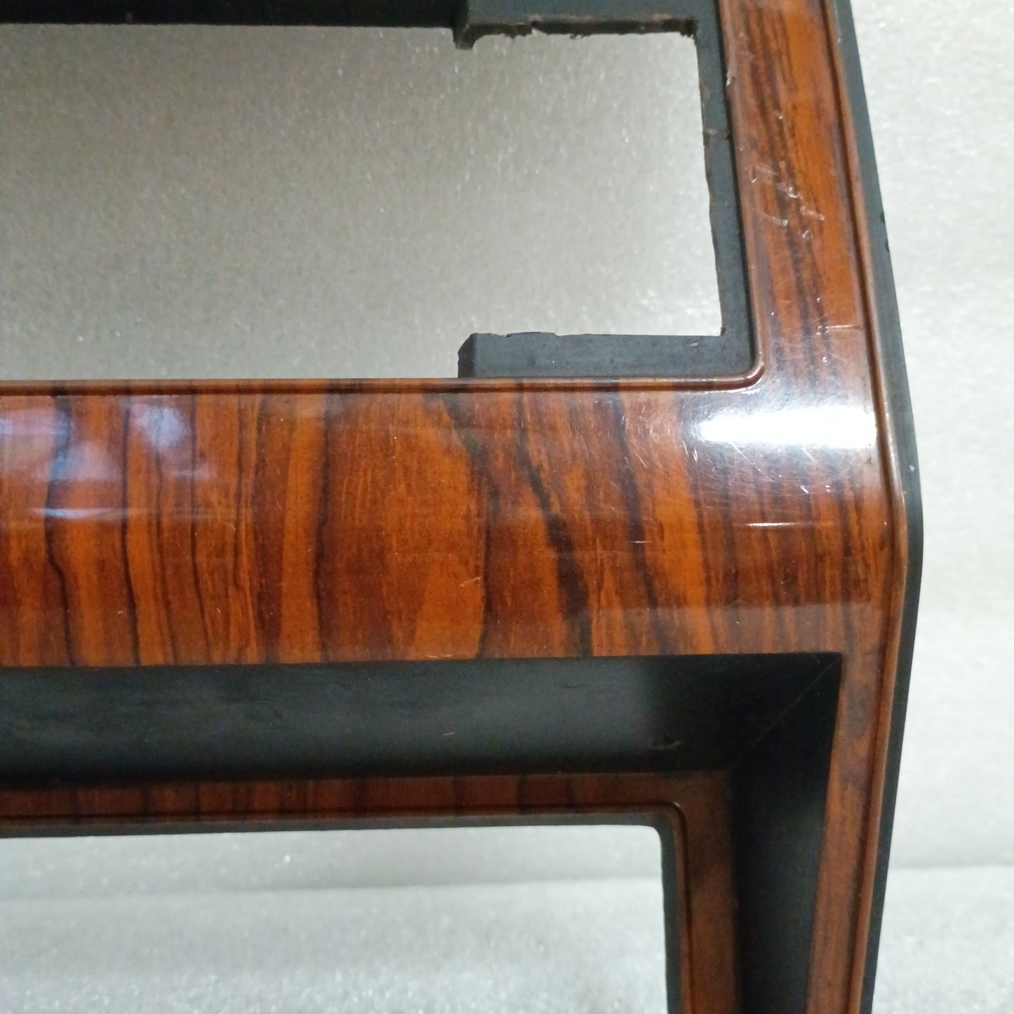 80-86 Rose Wood Radio & Heater Bezel (Used) Ford F150 F250 F350 Bronco