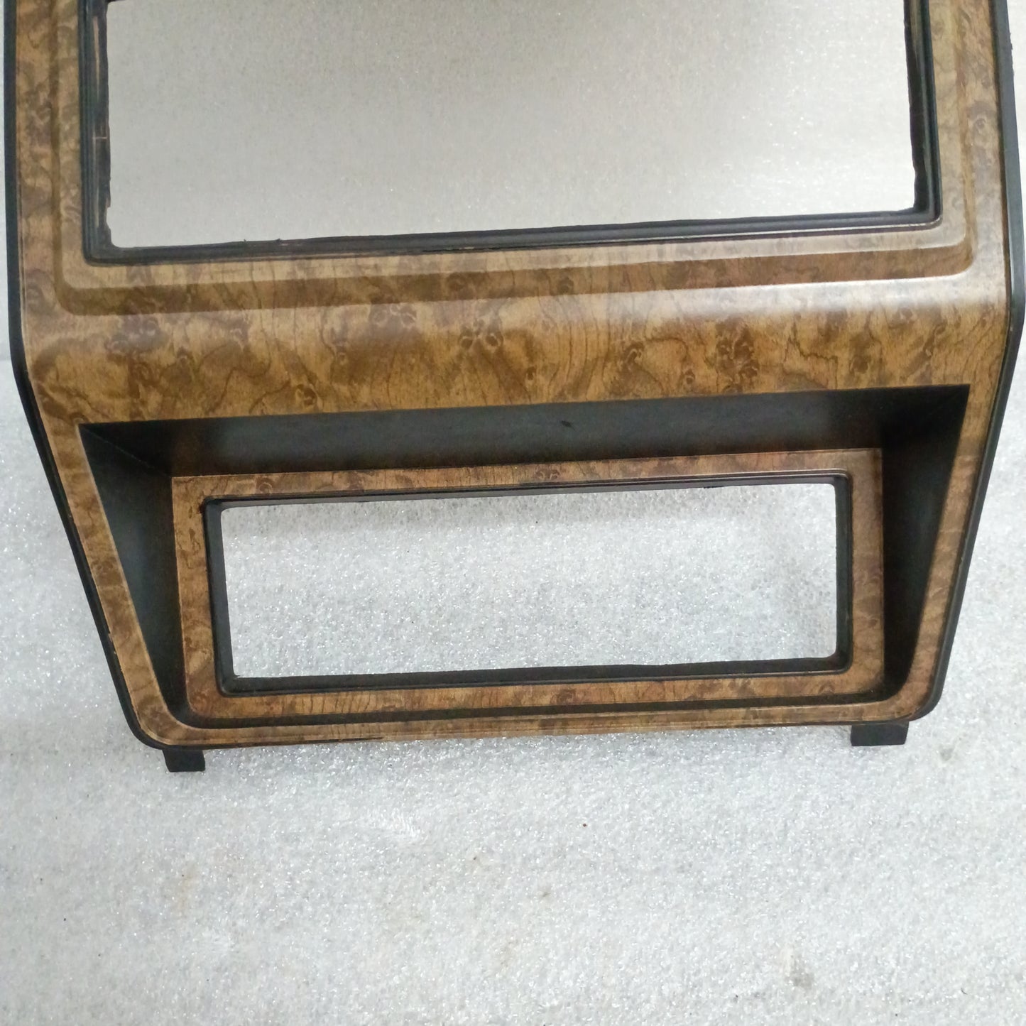 80-86 Burl Wood Radio & Heater Bezel (Used) Ford F150 F250 F350 Bronco