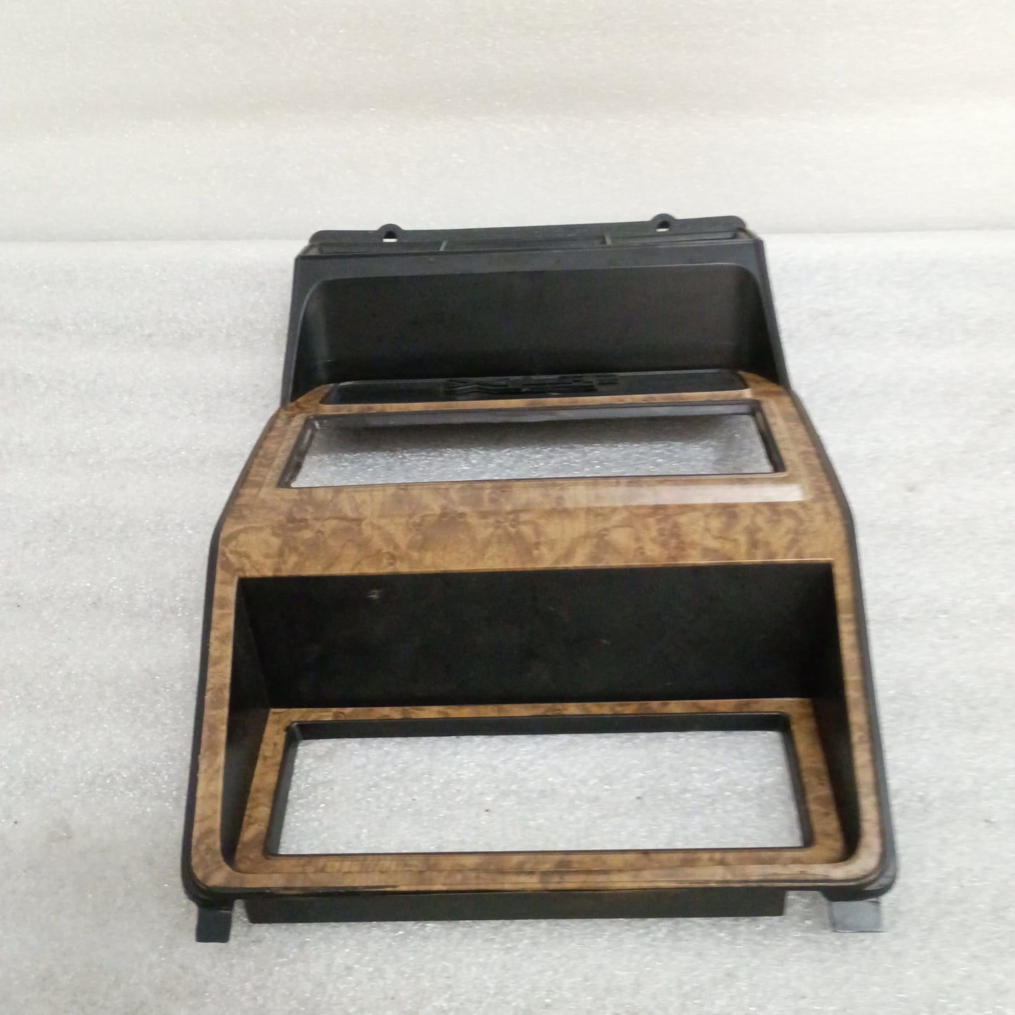 80-86 Burl Wood Radio & Heater Bezel (Used) Ford F150 F250 F350 Bronco