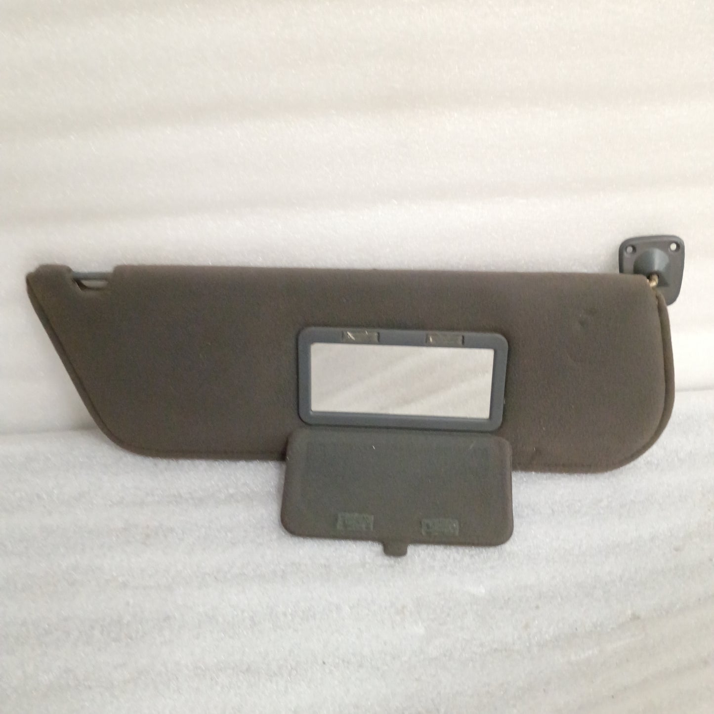 92-97 Dark/Granite Gray Cloth Sun Visors Pair (Used) F150 F250 F350 Bronco OEM
