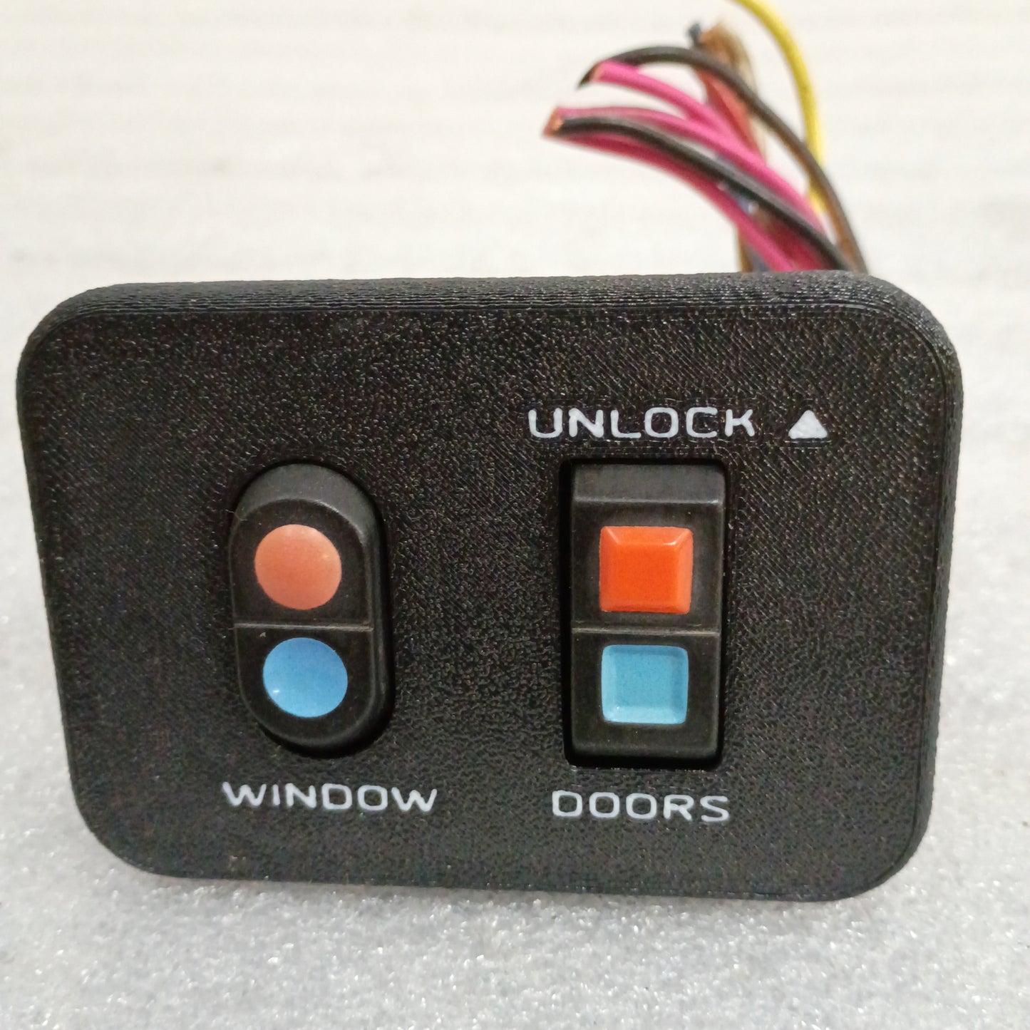87-91 Power Window Door & Lock Switch Set w/New Bezels (Used) F150 F250 F350 Bronco