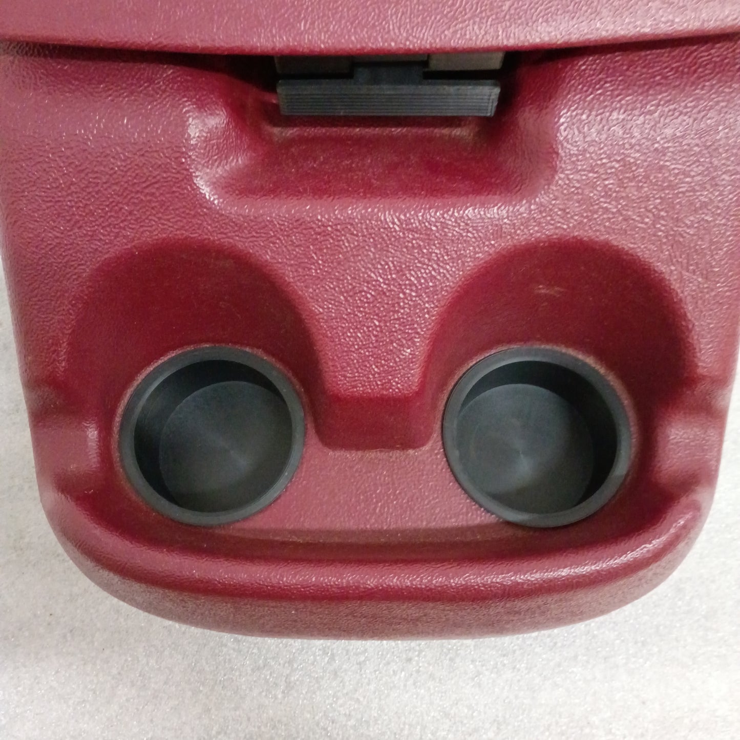 92-97 Red Center Console (Used) w/ Cup Holders F150 F250 F350 Bronco