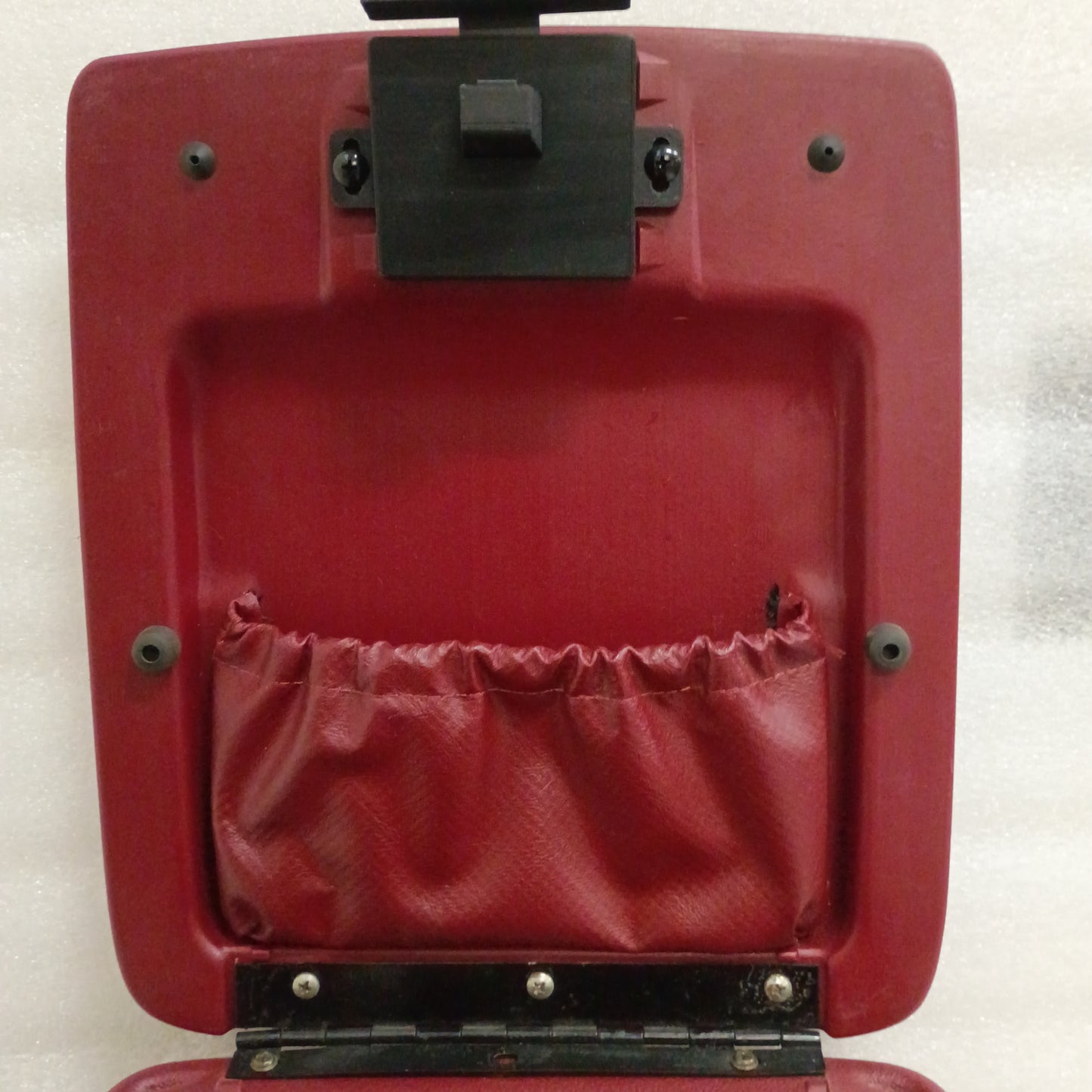 92-97 Red Center Console (Used) w/ Cup Holders F150 F250 F350 Bronco