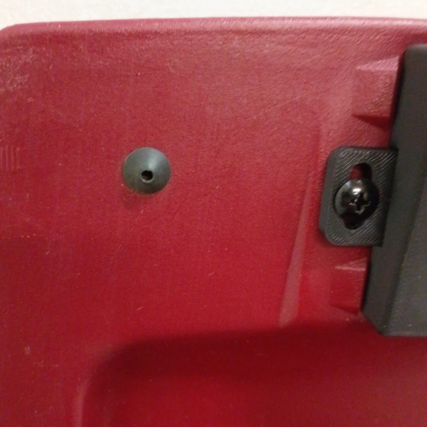 92-97 Red Center Console (Used) w/ Cup Holders F150 F250 F350 Bronco