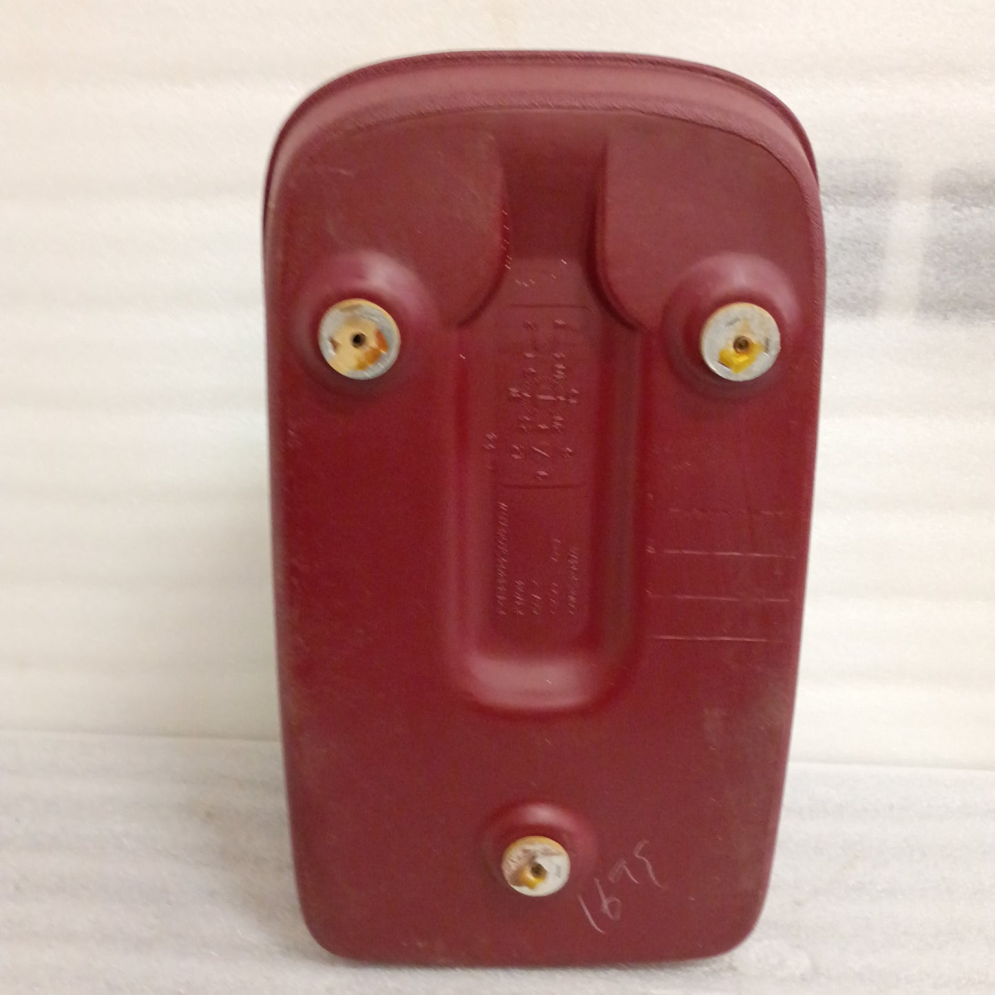 92-97 Red Center Console (Used) w/ Cup Holders F150 F250 F350 Bronco