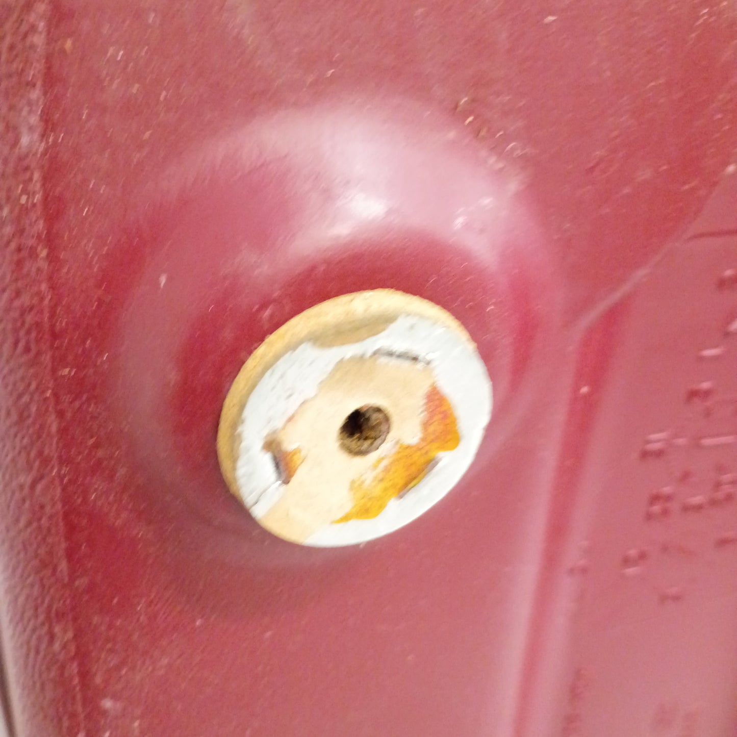 92-97 Red Center Console (Used) w/ Cup Holders F150 F250 F350 Bronco