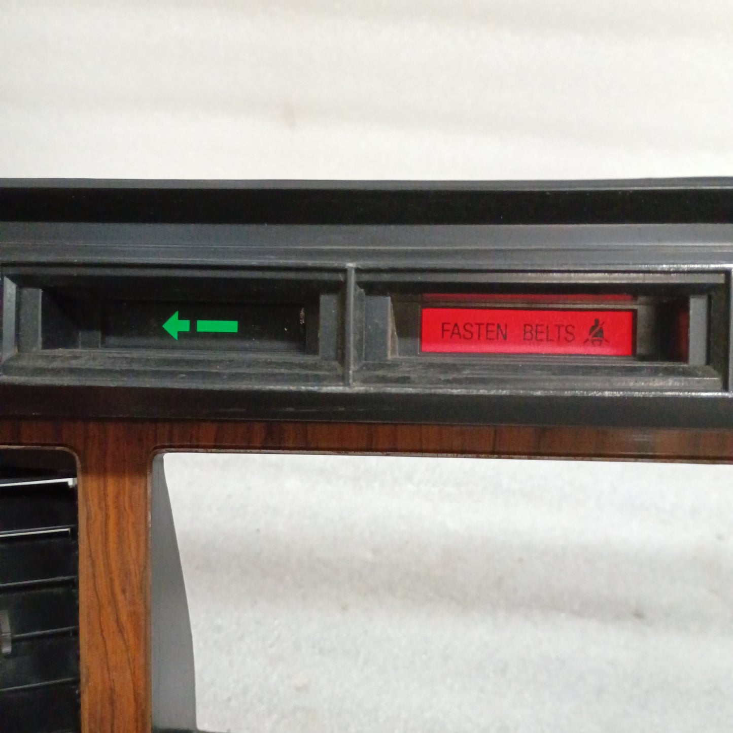 80-86 Rose Wood Grain Gauge Cluster Bezel with AC Vents (Used) F150 F250 F350 Bronco