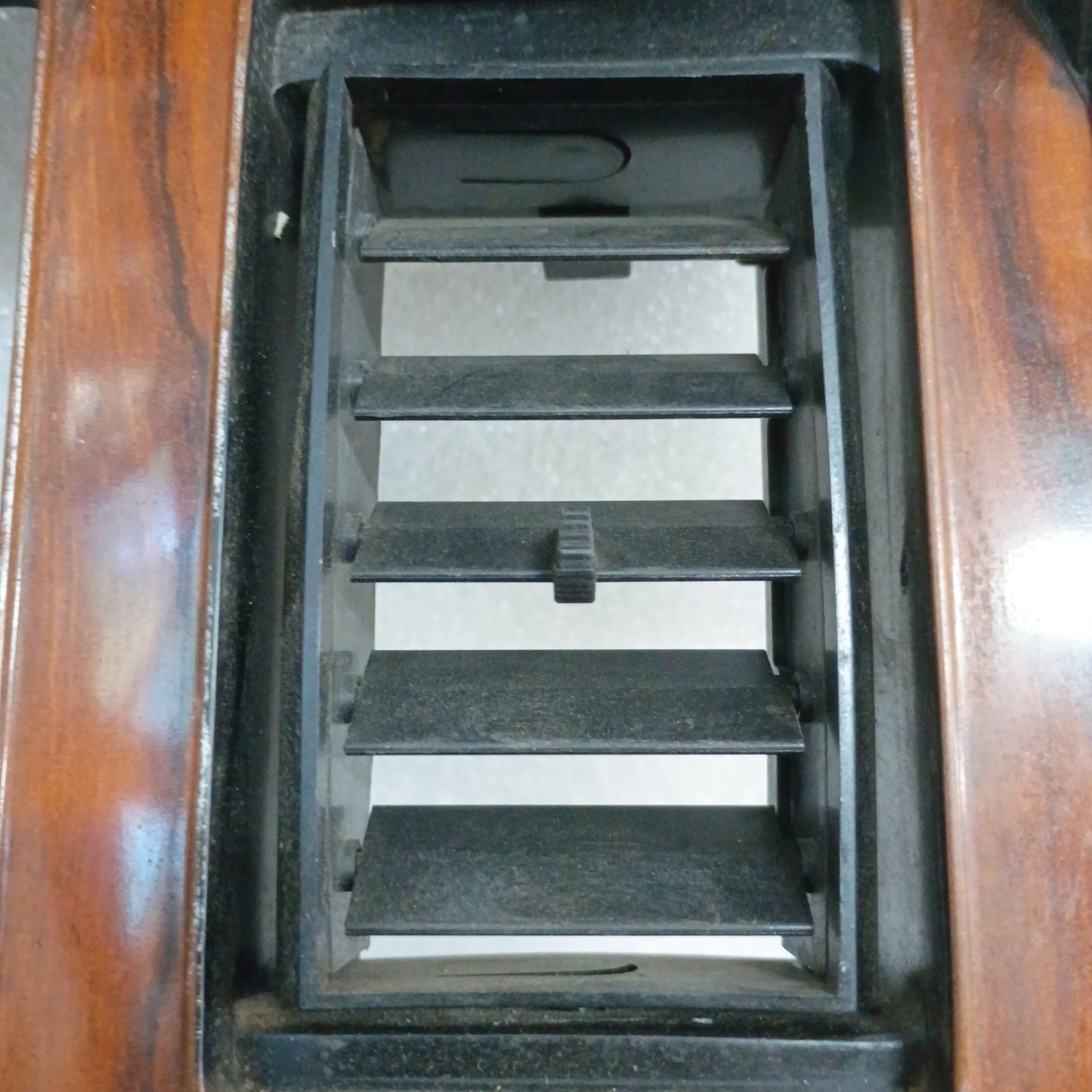 80-86 Rose Wood Grain Gauge Cluster Bezel with AC Vents (Used) F150 F250 F350 Bronco