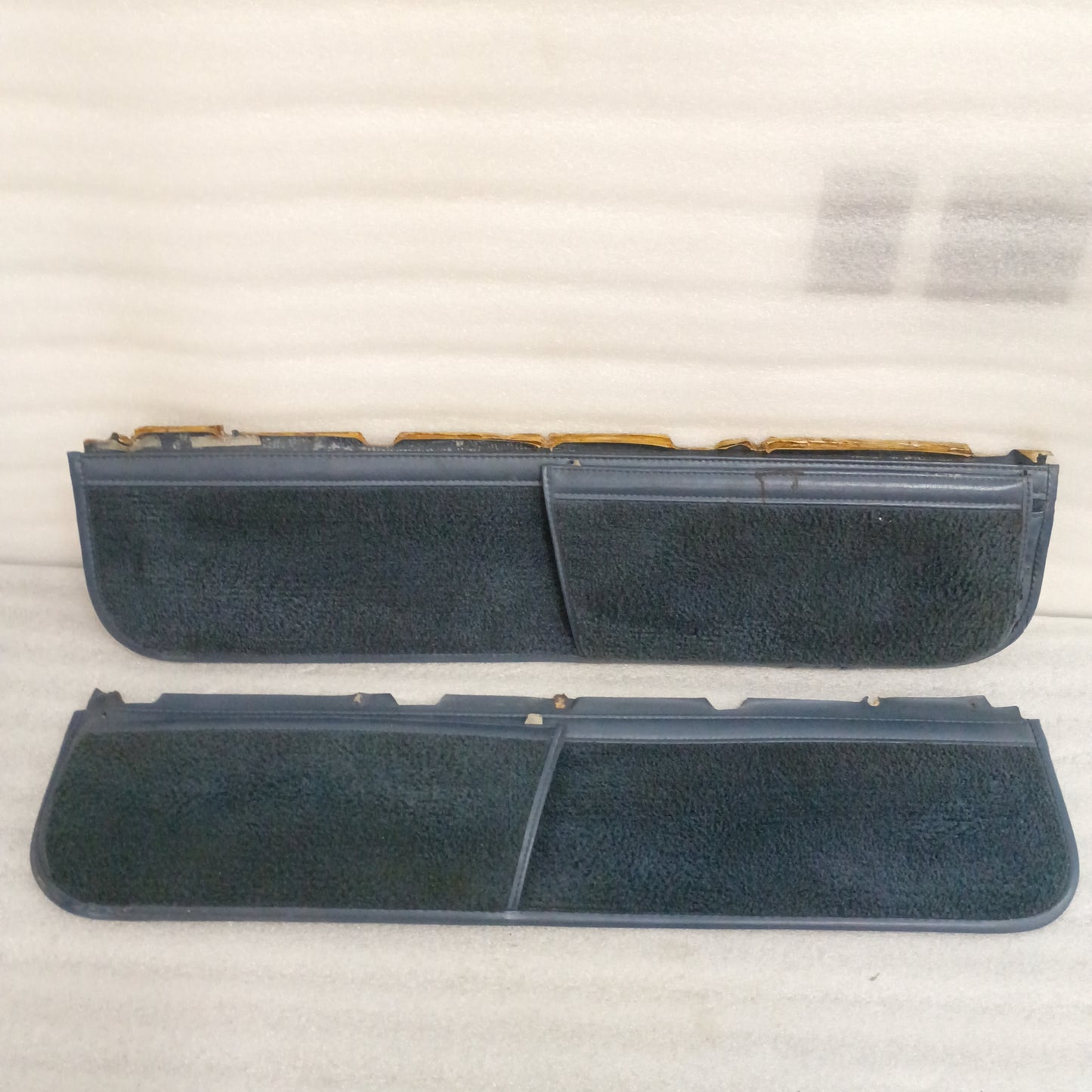 80-86 Regatta Blue Door Panel Map Pockets Pair (Used) F150 F250 F350 Bronco OEM