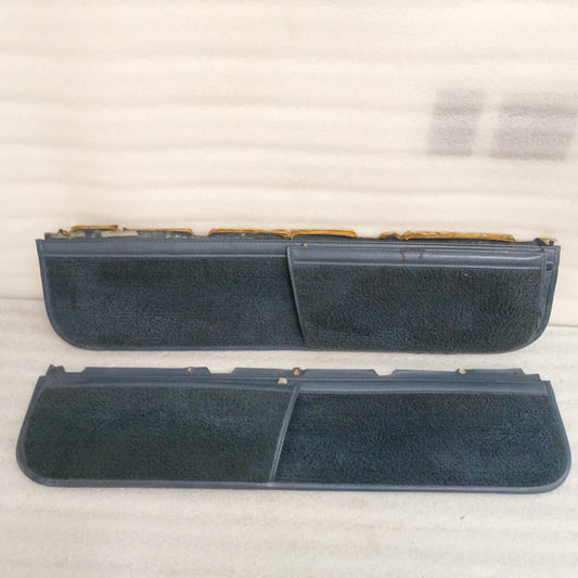80-86 Regatta Blue Door Panel Map Pockets Pair (Used) F150 F250 F350 Bronco OEM