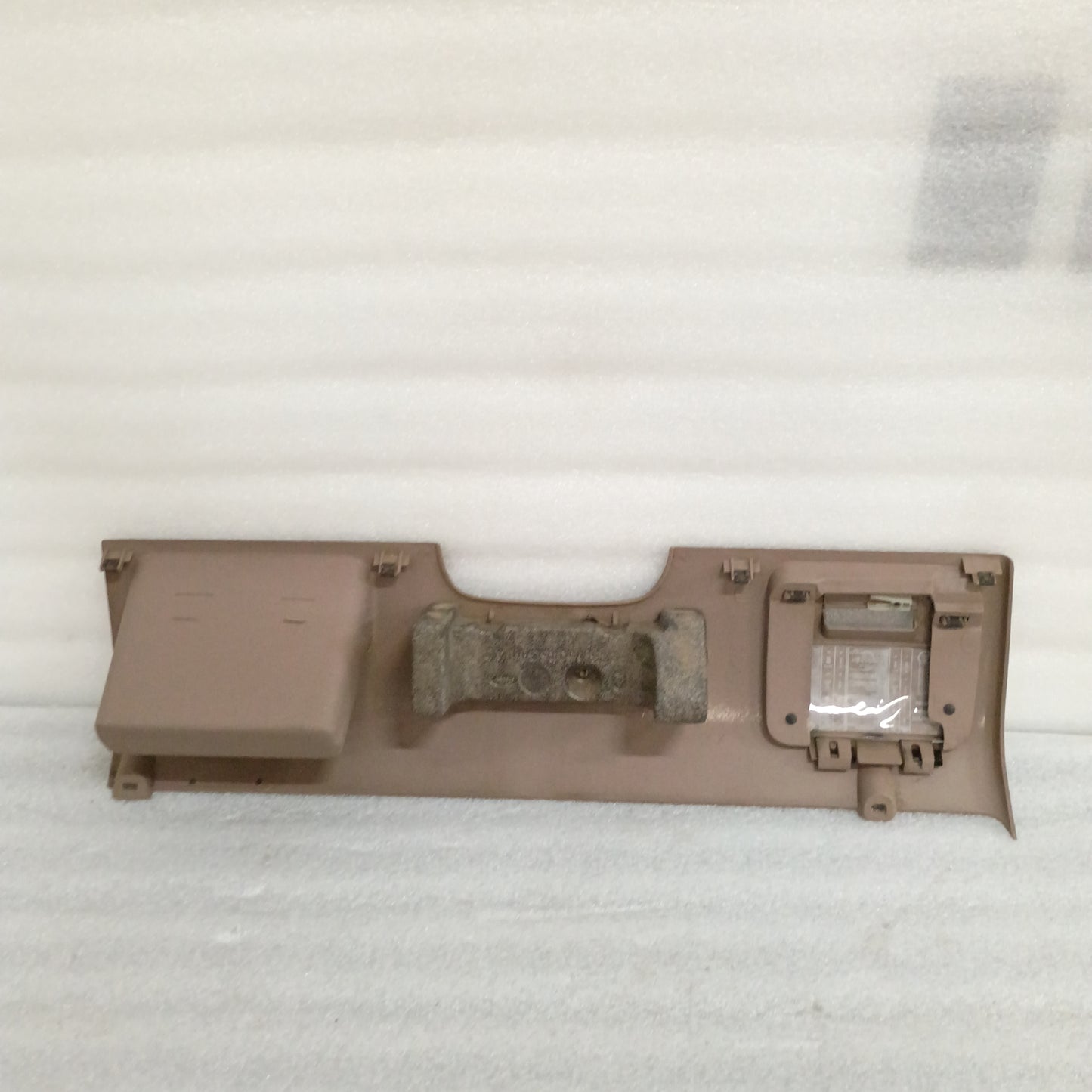 92-96 Tan/Mocha Lower Dash Knee Panel Trim (Used) Ford F150 F250 F350 Bronco