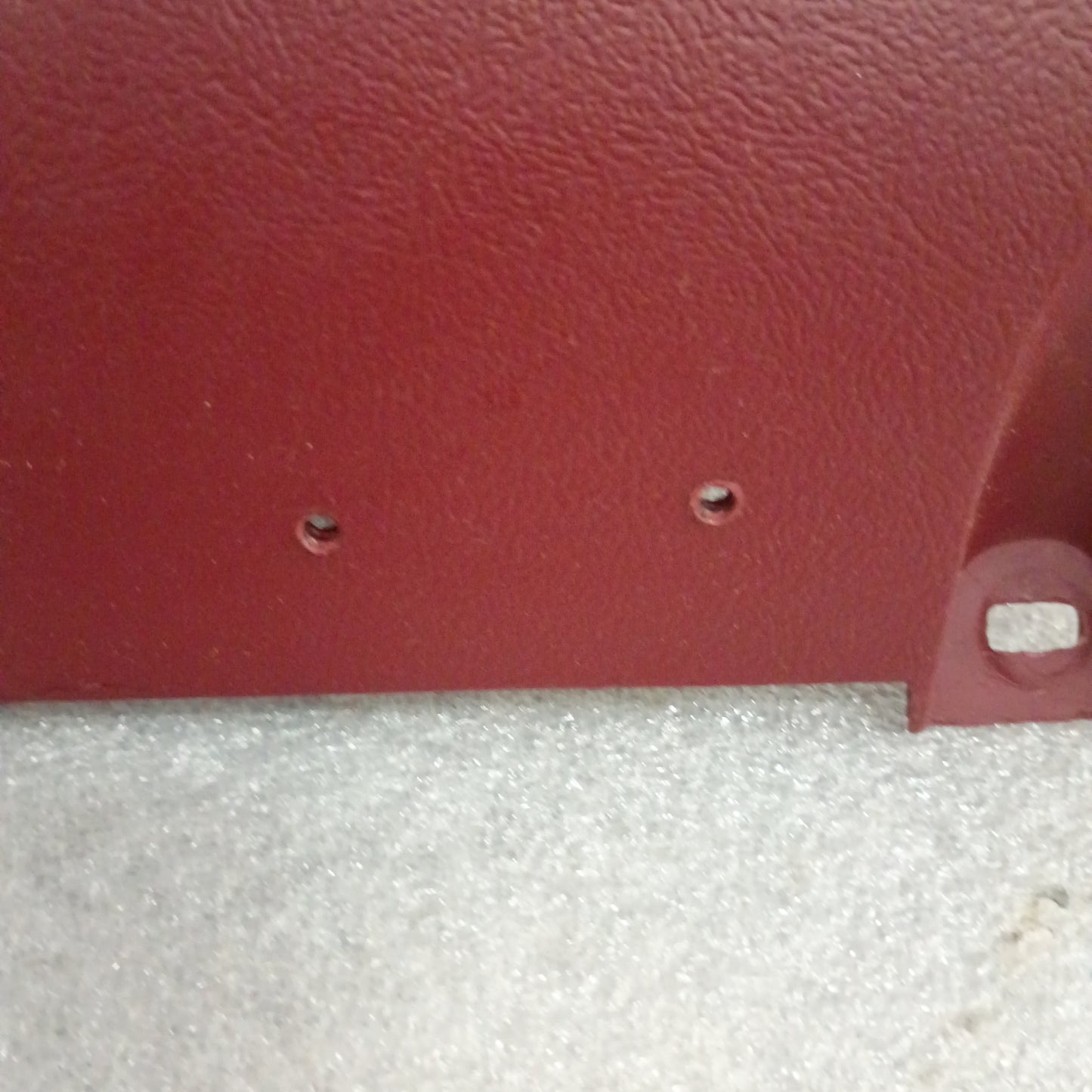 92-96 Dark Red Lower Dash Knee Panel Trim (Used) Ford F150 F250 F350 Bronco