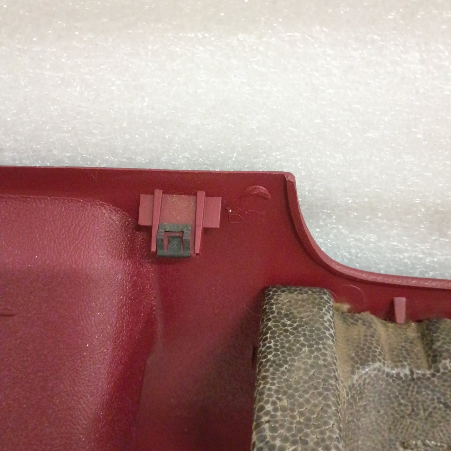 92-96 Dark Red Lower Dash Knee Panel Trim (Used) Ford F150 F250 F350 Bronco