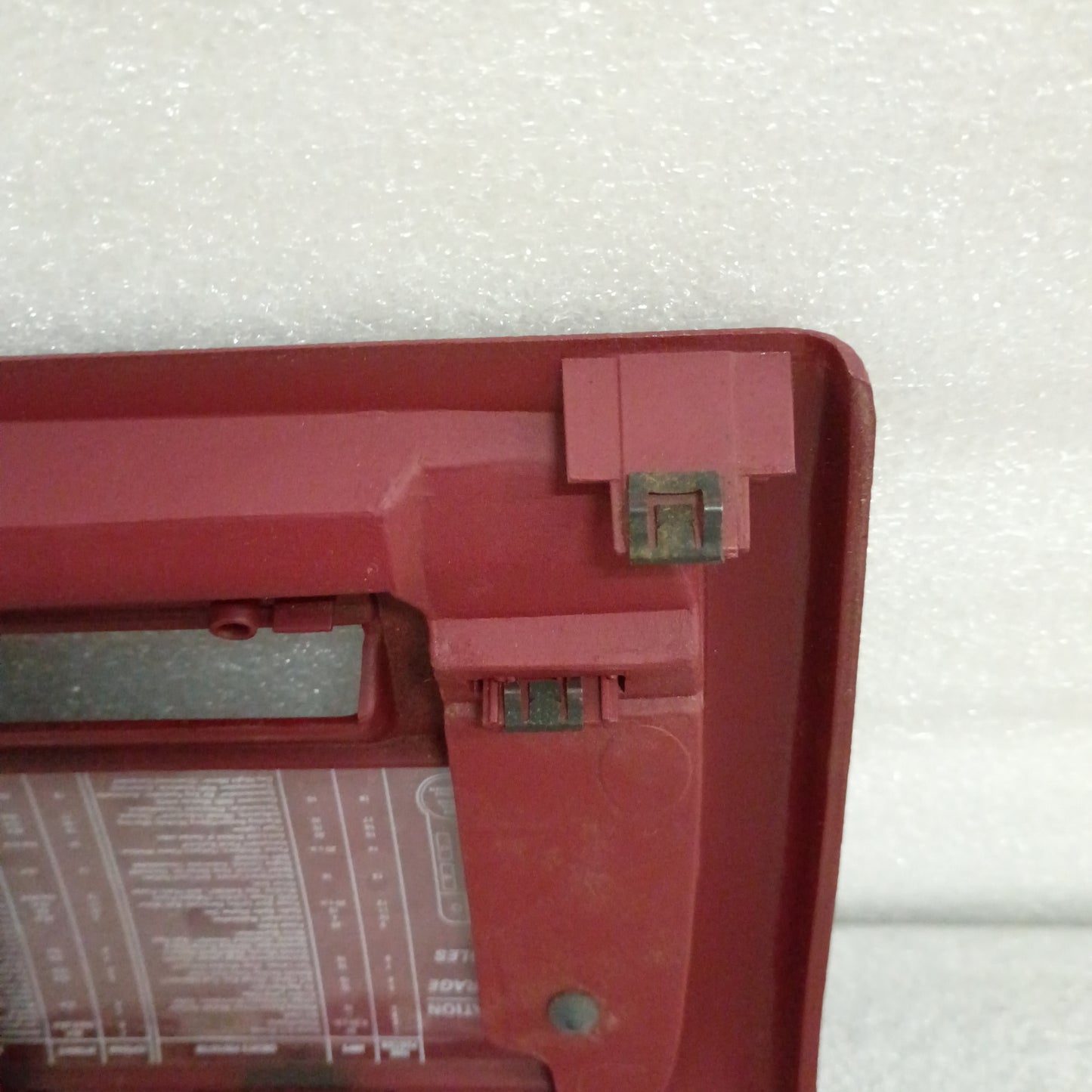 92-96 Dark Red Lower Dash Knee Panel Trim (Used) Ford F150 F250 F350 Bronco