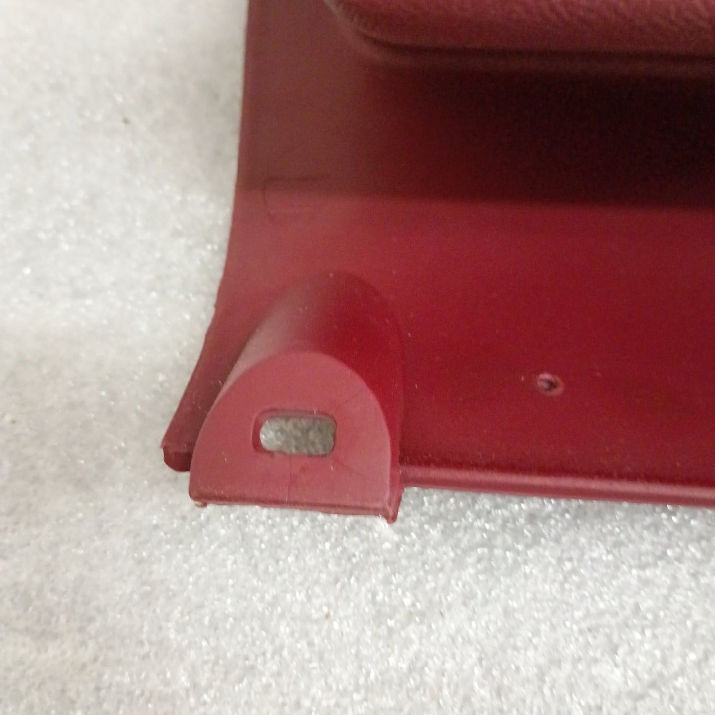 92-96 Dark Red Lower Dash Knee Panel Trim (Used) Ford F150 F250 F350 Bronco