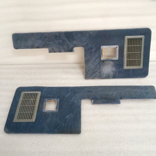 80-86 Blue Deluxe Cloth Door Panel Inserts (Used) Ford F150 F250 F350 Bronco OEM