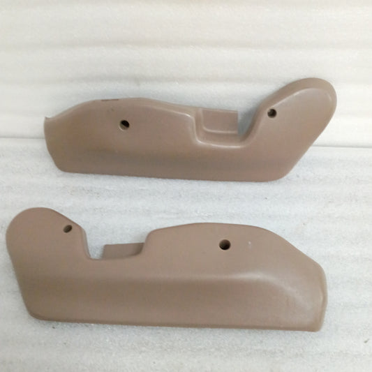 92-96 Tan/Mocha Bucket w/Lumbar Seat Side Trim Pair (Used) F150 F250 F350 Bronco