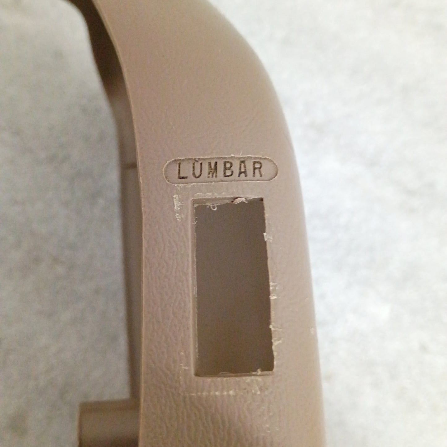 92-96 Tan/Mocha Bucket w/Lumbar Seat Side Trim Pair (Used) F150 F250 F350 Bronco