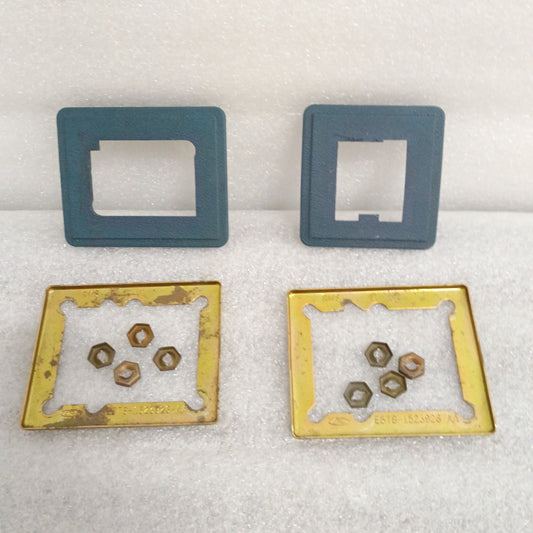 80-86 Regatta Blue Power Window Switch Trim Ring Set (Used) F150 F250 F350 Bronco
