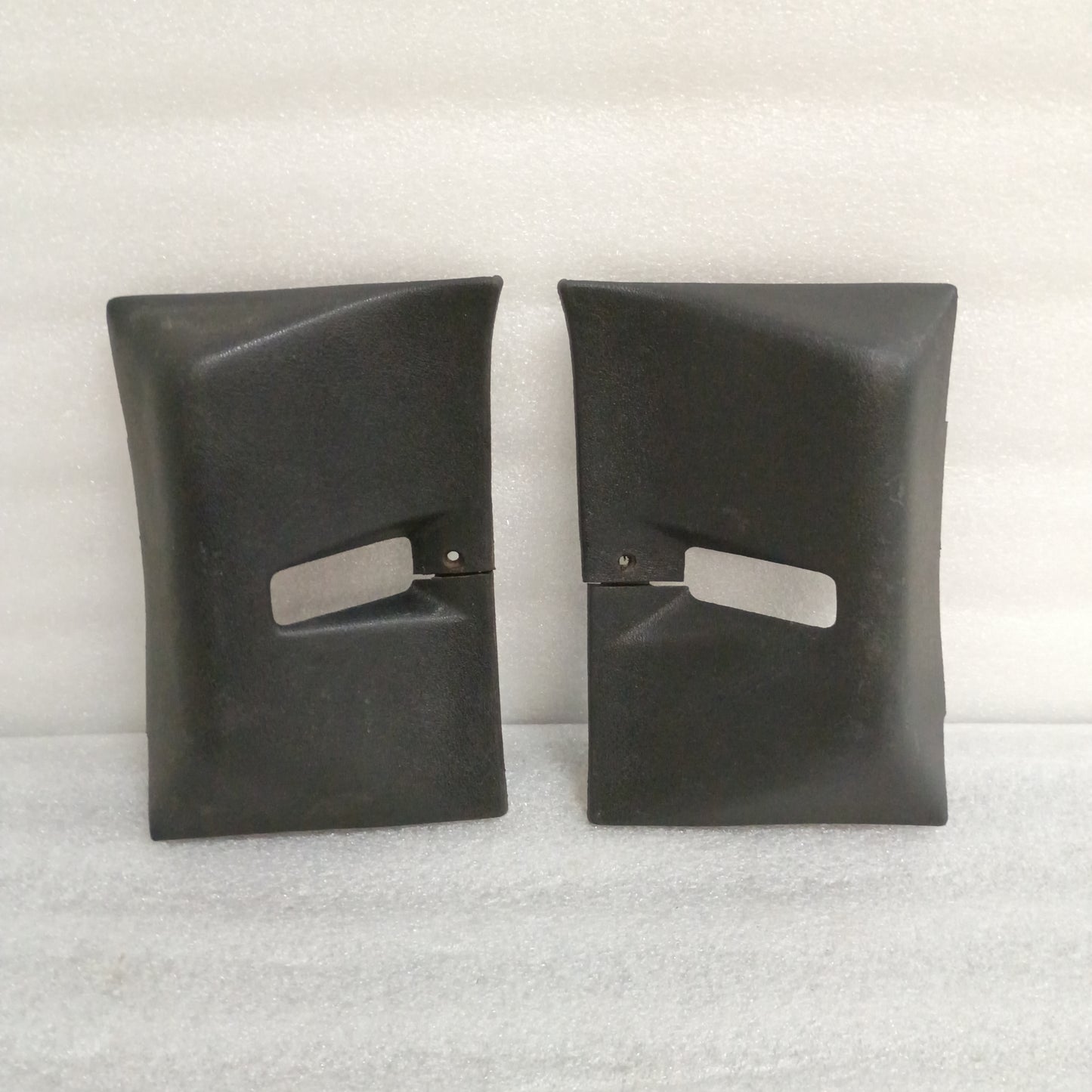 80-86 Seat Belt Retractor Covers Black Without Headliner (Used) F150 F250 F350 Bronco
