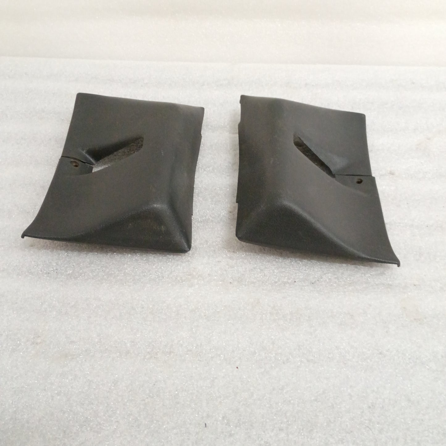 80-86 Seat Belt Retractor Covers Black Without Headliner (Used) F150 F250 F350 Bronco