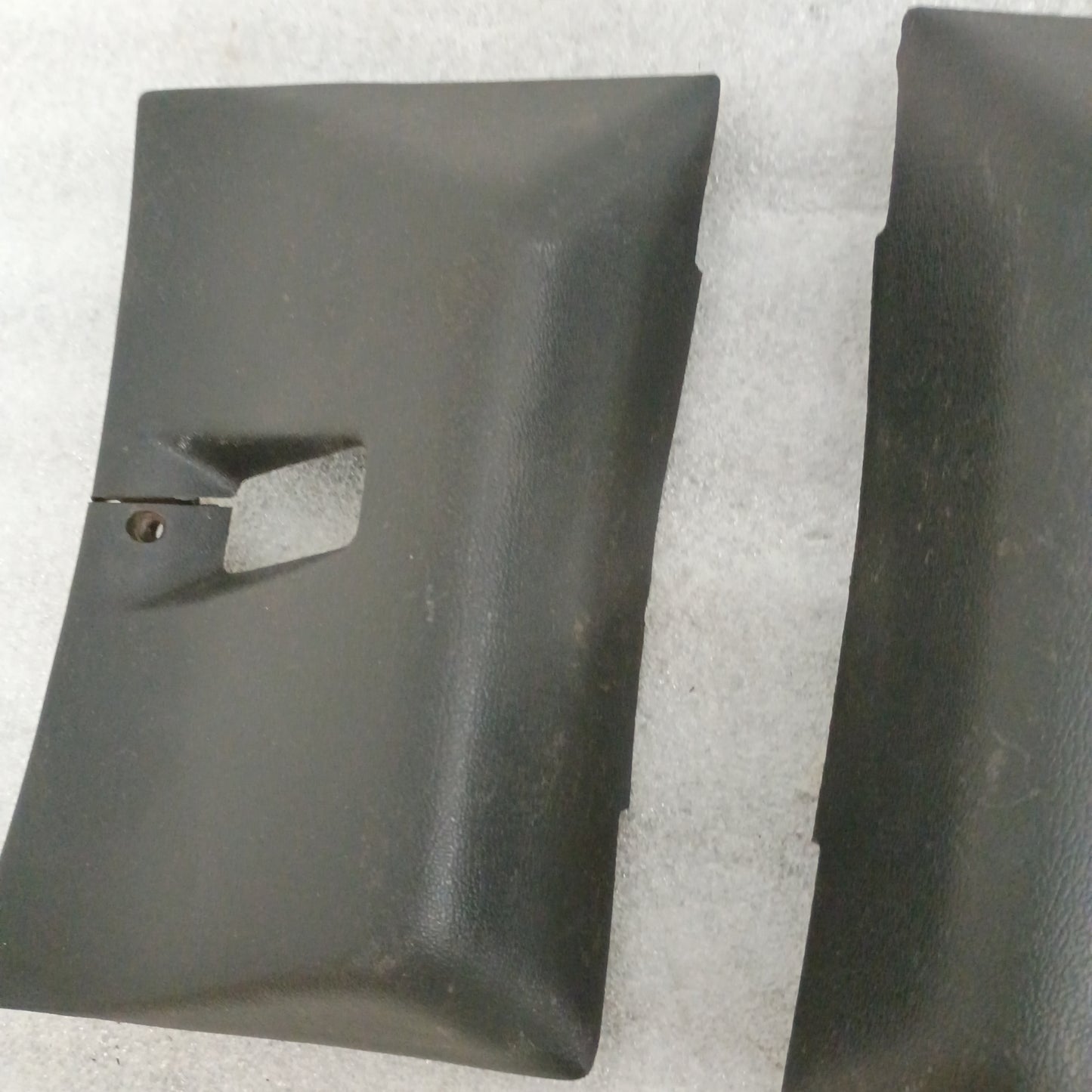 80-86 Seat Belt Retractor Covers Black Without Headliner (Used) F150 F250 F350 Bronco