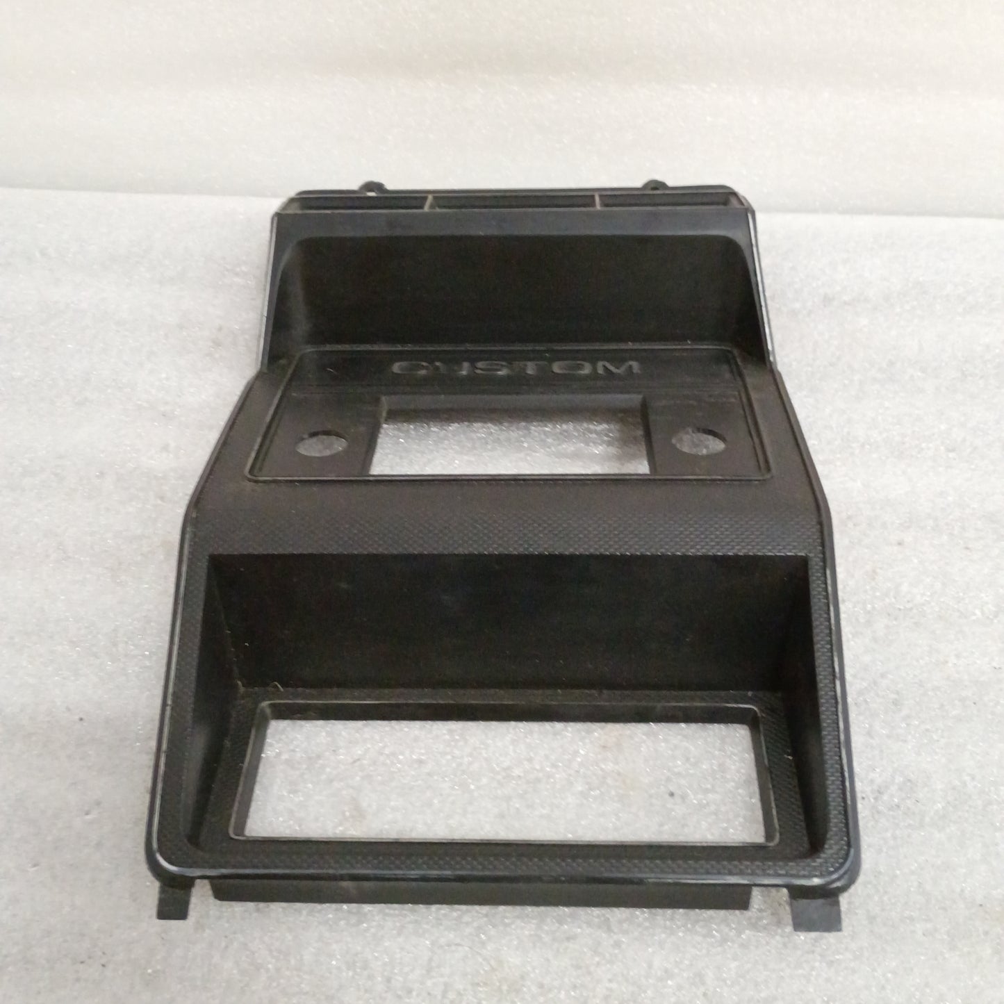 80-86 Black Radio & Heater Bezel (Used) Ford F150 F250 F350 Bronco