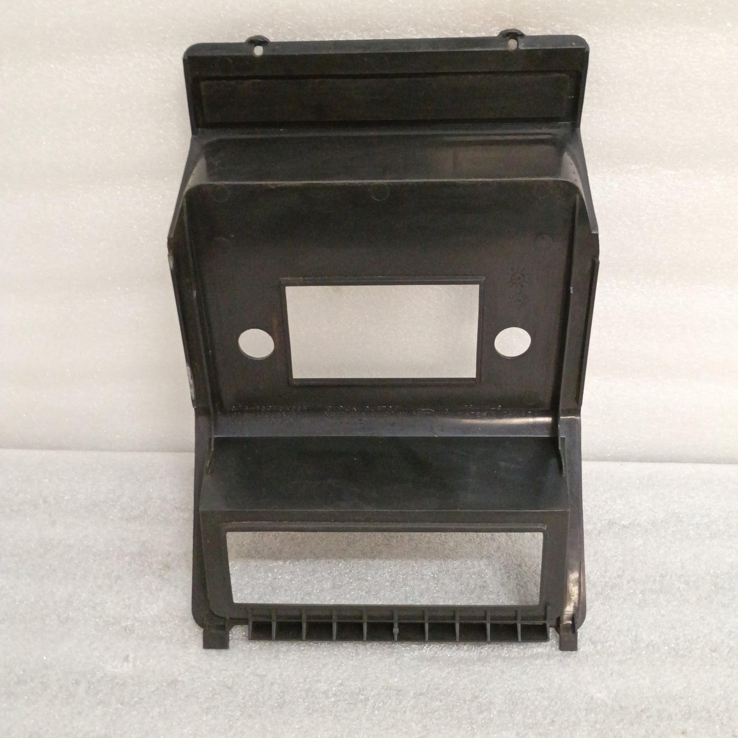 80-86 Black Radio & Heater Bezel (Used) Ford F150 F250 F350 Bronco