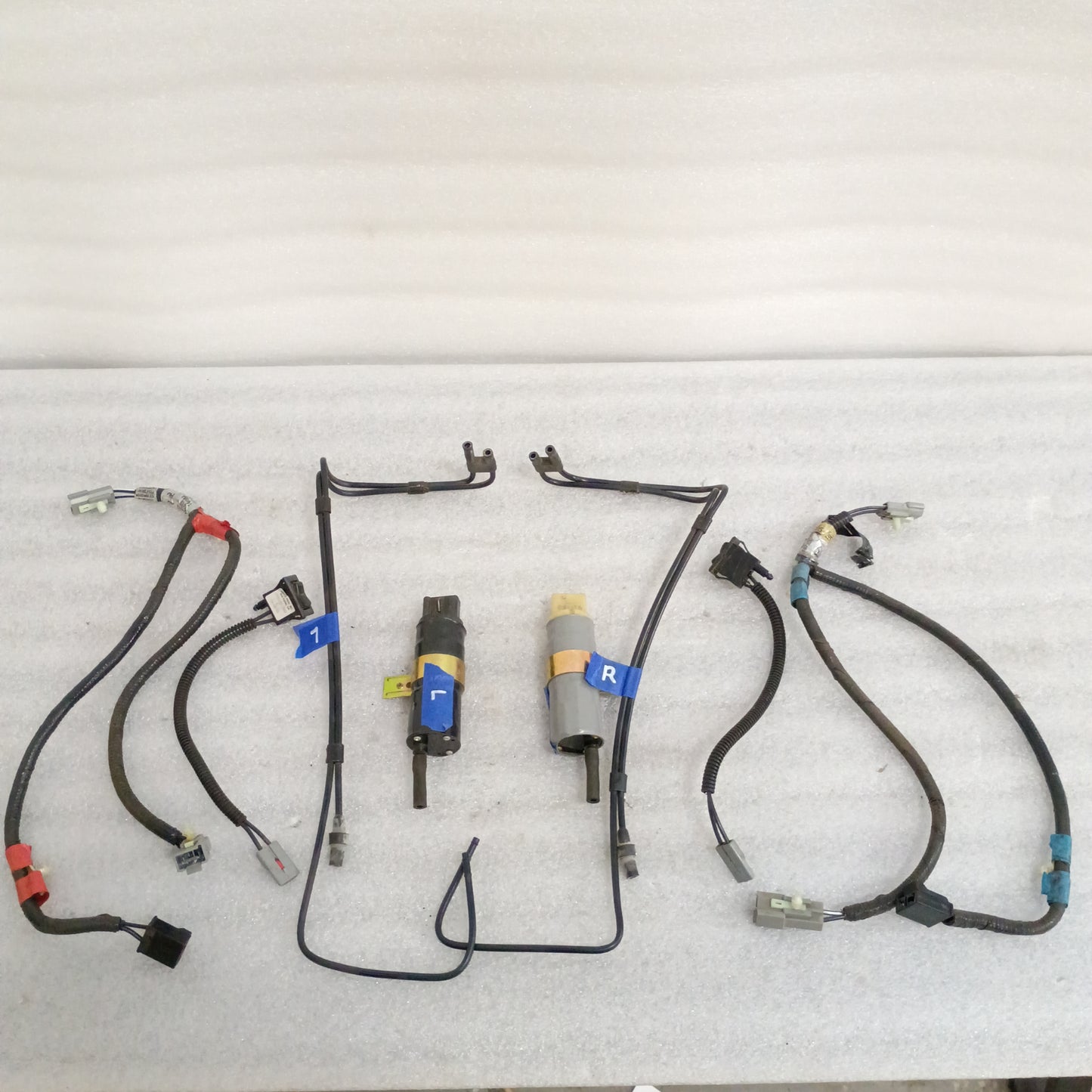 92-96 Power Lumbar Seat Pump Complete (Used) OEM F150 F250 F350 Bronco E6DF2 875DA