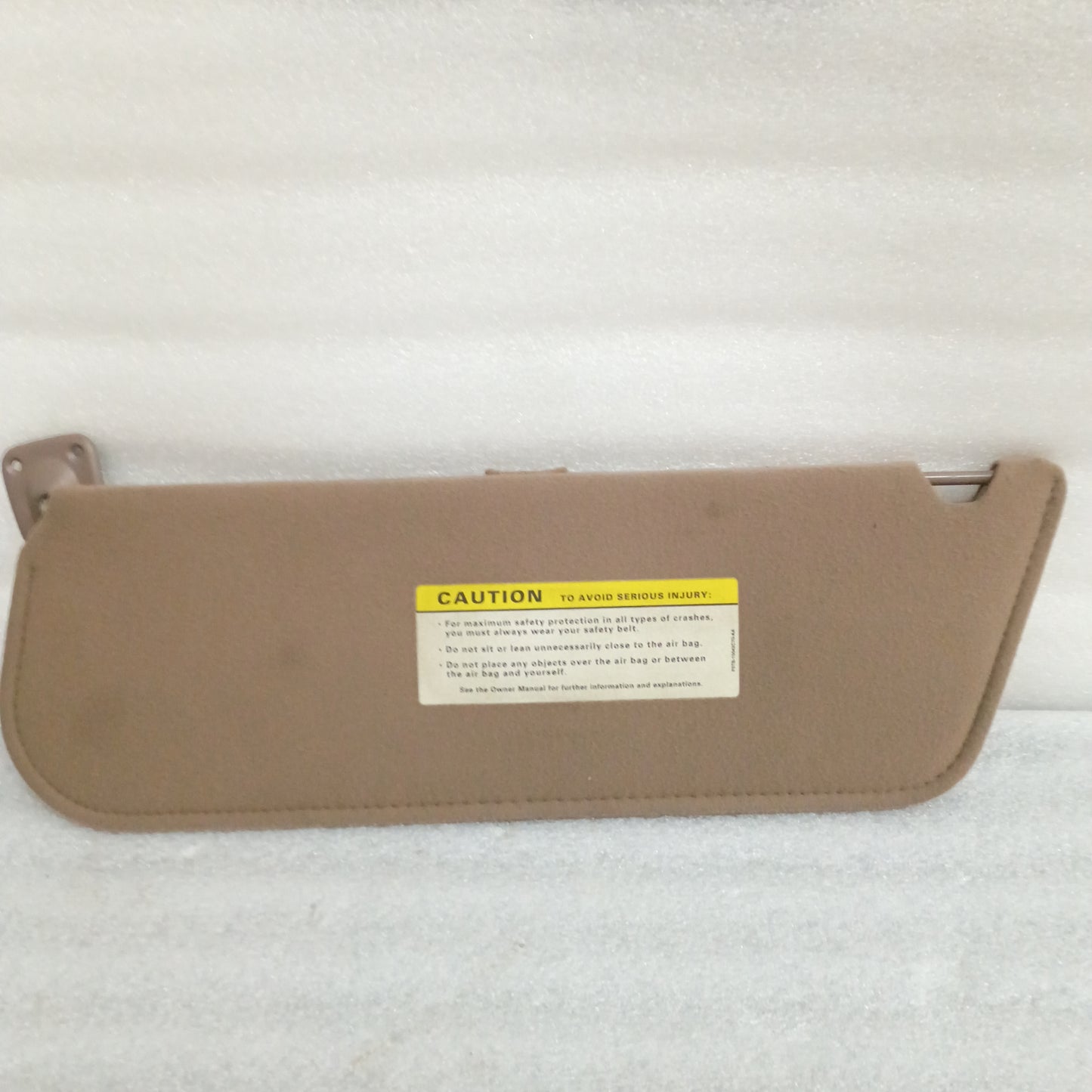 92-97 Tan/Mocha Cloth Sun Visors Pair (Used) F150 F250 F350 Bronco OEM