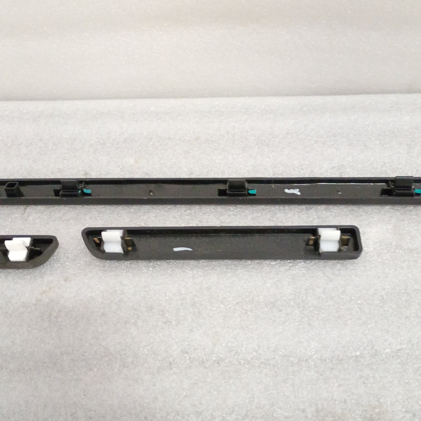 92-96 XL Black Dash Trim Strip Set of 3 (Used) Ford F150 F250 F350 Bronco OEM