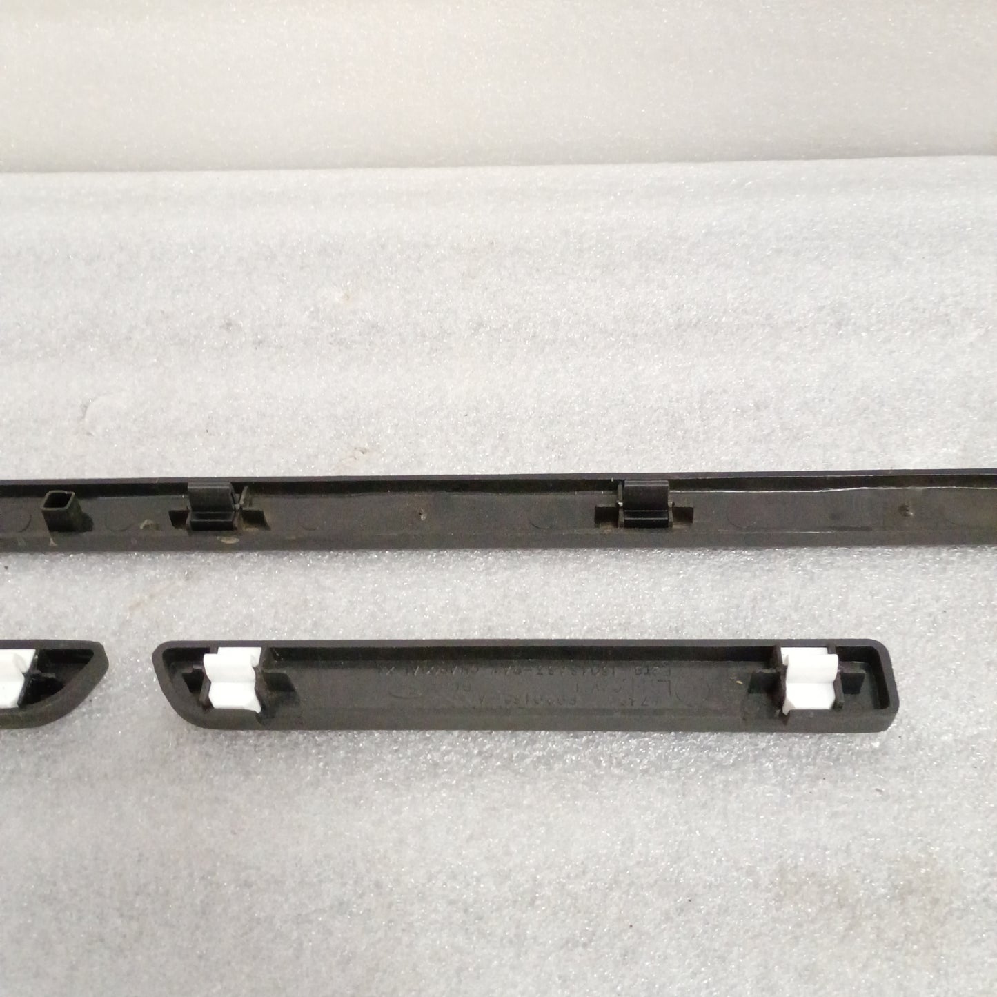 92-96 XL Charcoal Black Dash Trim Strip Set of 3 (Used) Ford F150 F250 F350 Bronco OEM