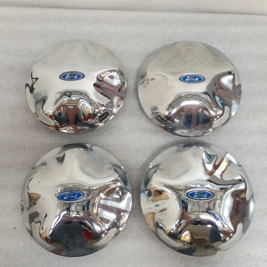 97-03 Center Caps Chrome Set of 4 (Used) Ford F150 Expedition OEM F65A-1A096-EA