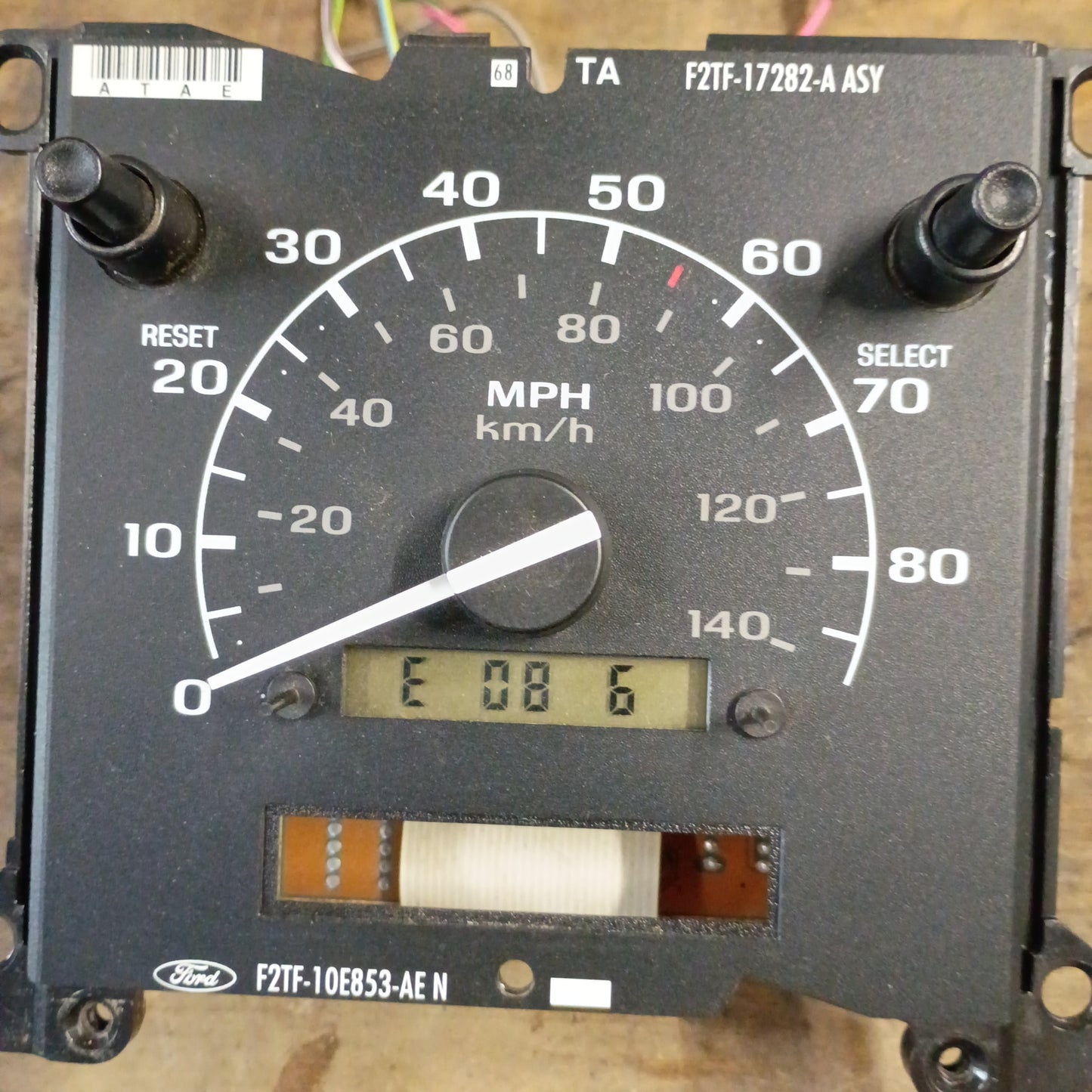 92-97 Speedometer 191K Miles (Used) Ford F150 F250 F350 Bronco OEM