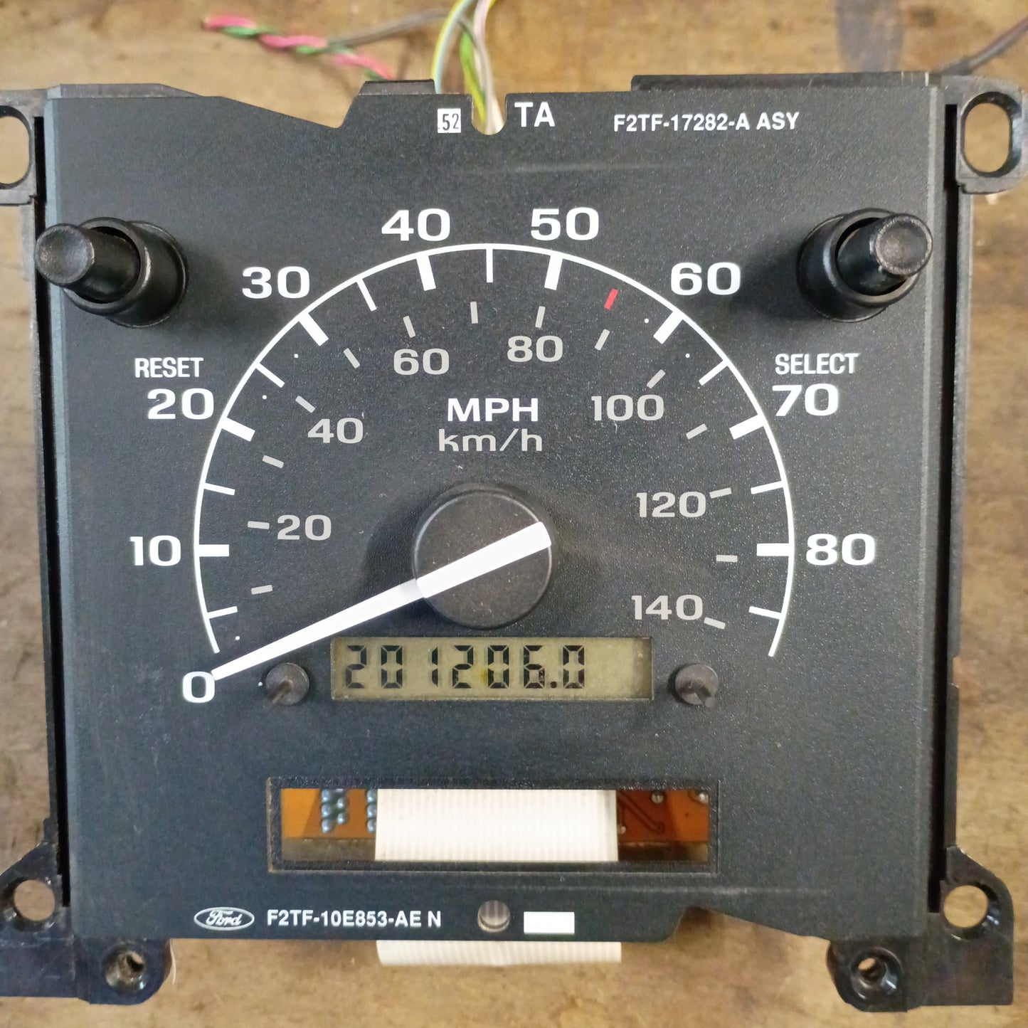 92-97 Speedometer 201K Miles (Used) Ford F150 F250 F350 Bronco OEM