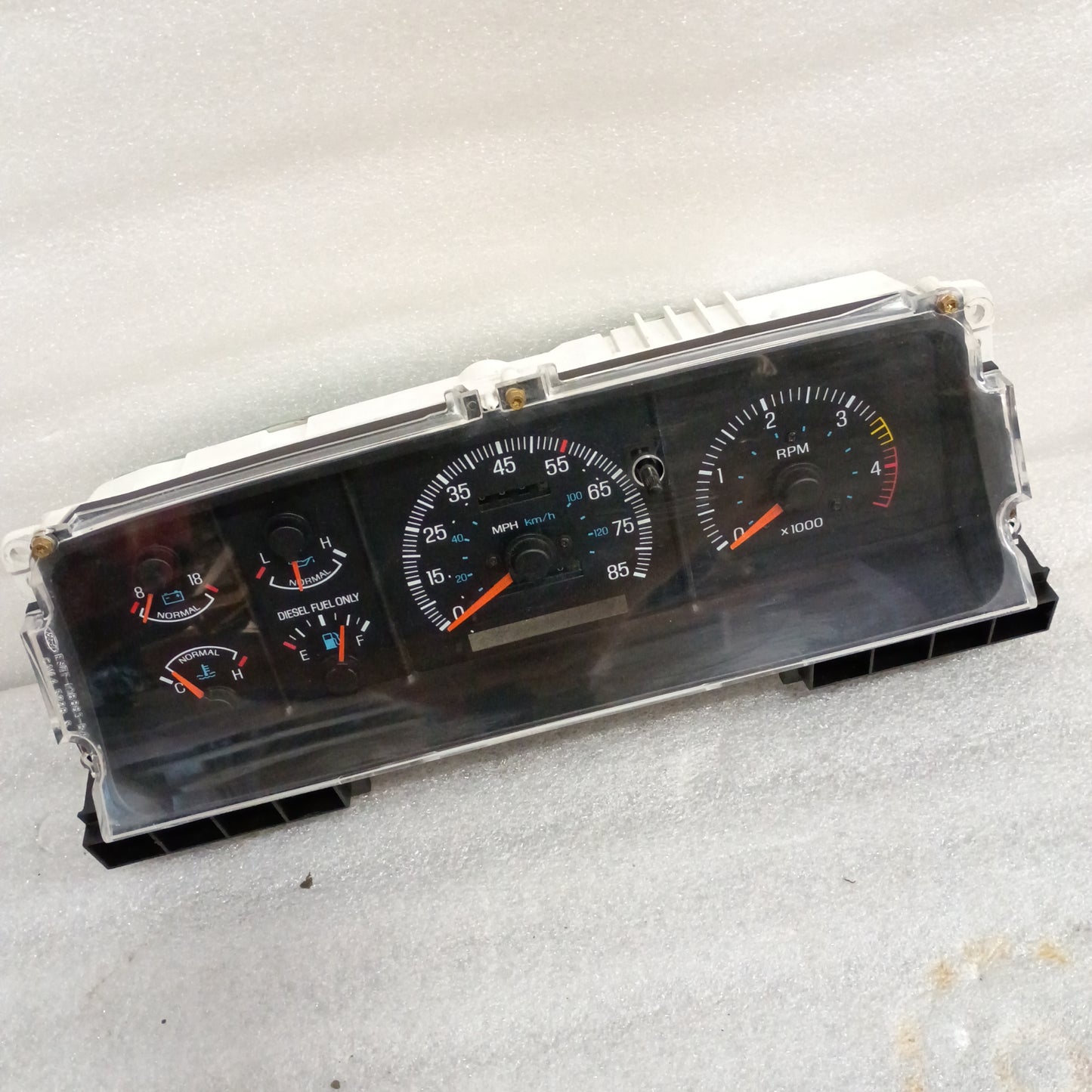 87-91 Diesel Tach Gauge Cluster (Remanufactured) REFURBISHED  F150 F250 F350 Bronco