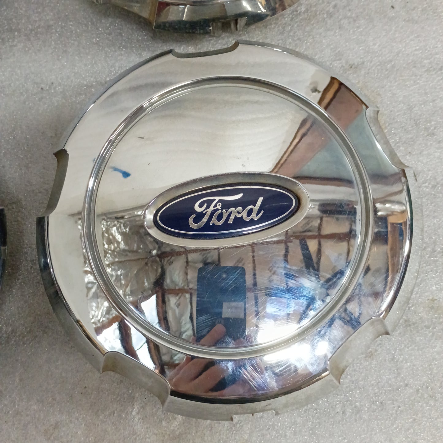 04-08 Center Caps Chrome Set of 4 Ford F150 OEM (Used) 4L34-1A096-DD 5L34-1A096-BA