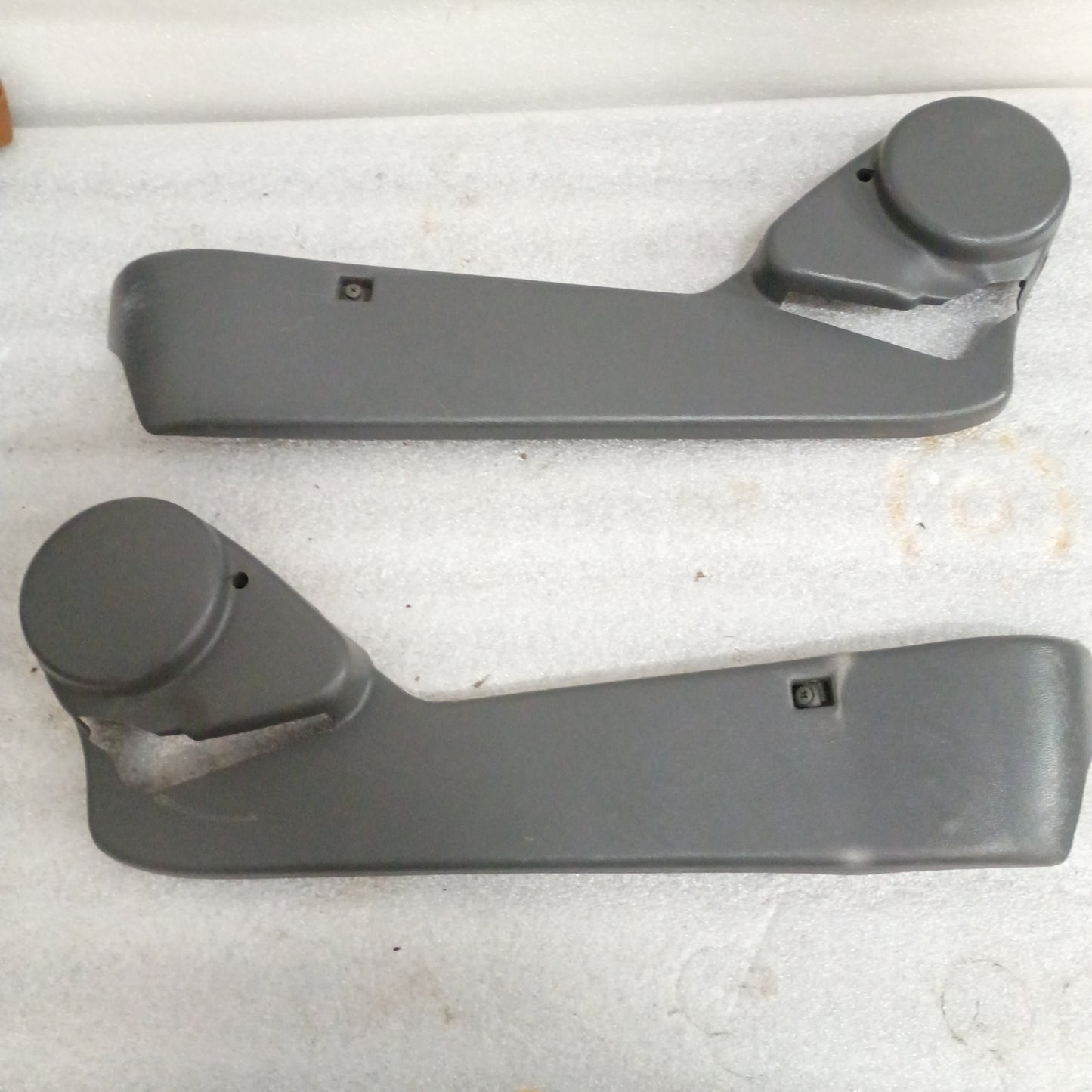 92-96 Dark/Granite Gray Bucket Seat Side Trim Pair (Used) F150 F250 F350 Bronco OEM