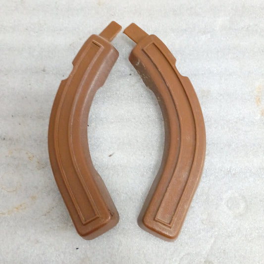 80-86 Nutmeg Bench Seat Hinge Covers (Used) F150 F250 F350 Bronco