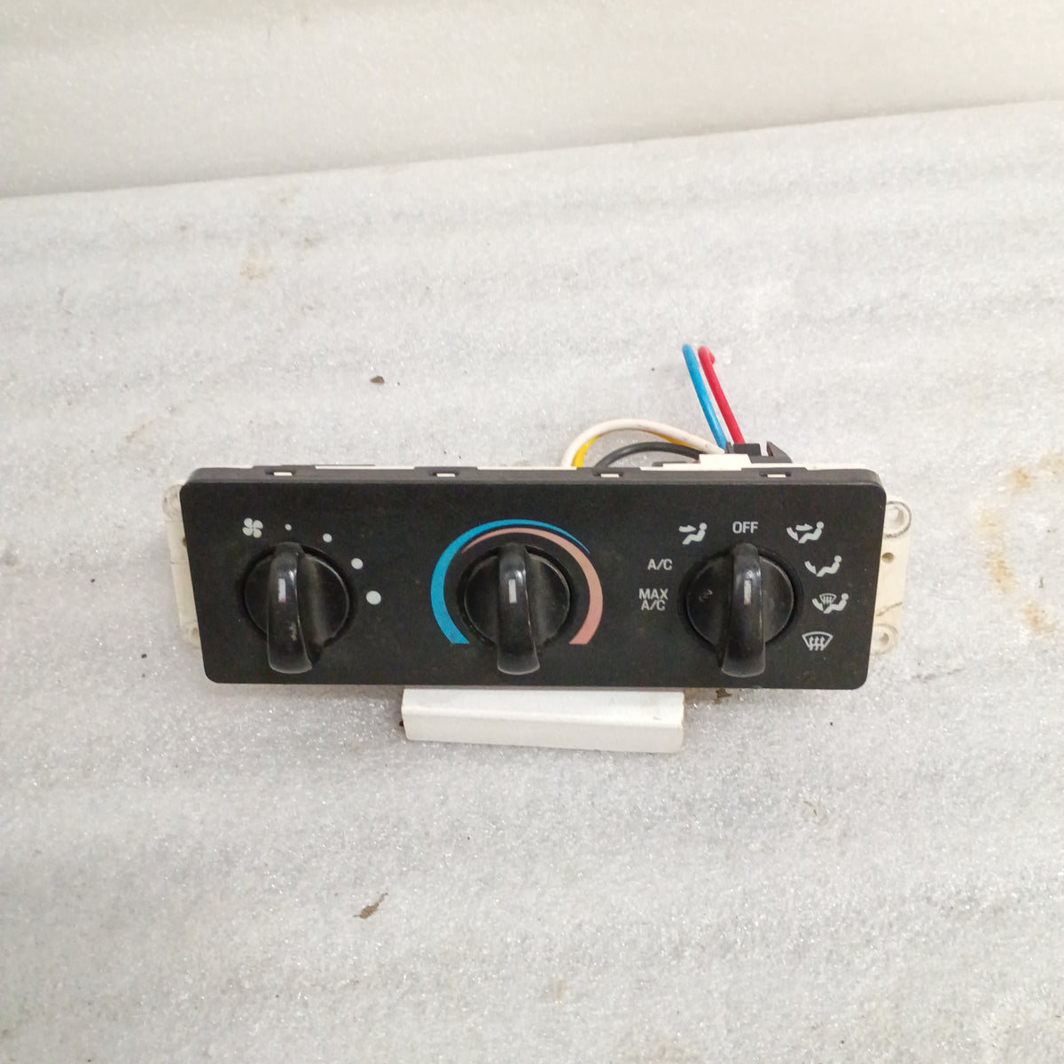 99-04 HVAC Heater Temp Climate Control Switch Panel (Used) OEM Ford F250 F350 Super Duty