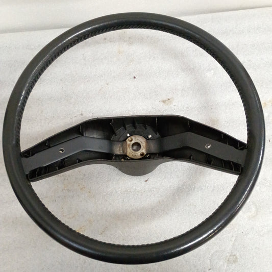 80-86 Sim Leather Steering Wheel (Used) F150 F250 F350 Bronco OEM XLT
