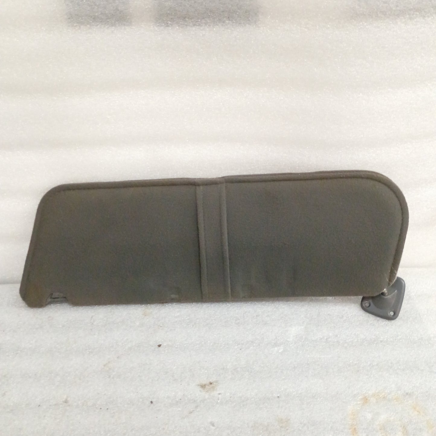 92-97 Dark/Granite Gray Cloth Sun Visors Pair (Used) F150 F250 F350 Bronco OEM
