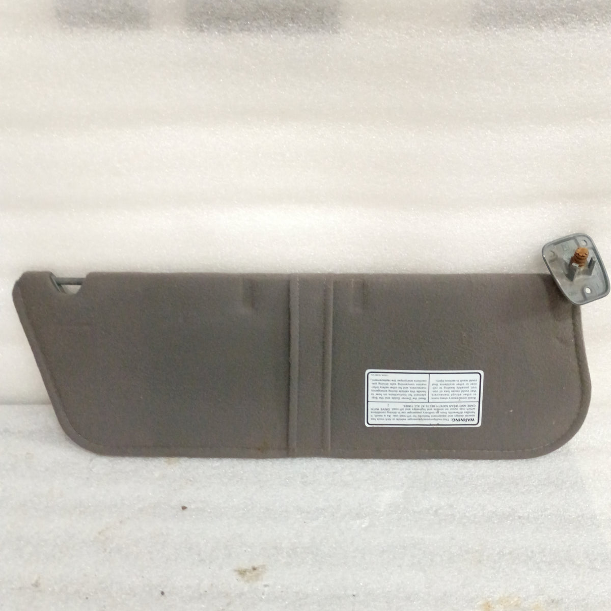 92-97 Dark/Granite Gray Cloth Sun Visors Pair (Used) F150 F250 F350 Bronco OEM
